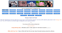 Desktop Screenshot of marksesl.com